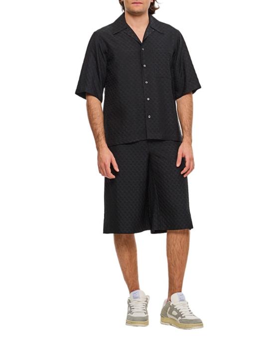 25SS 알렉산더 맥퀸 반팔 셔츠 814693QRABU1010 Black - ALEXANDER MCQUEEN