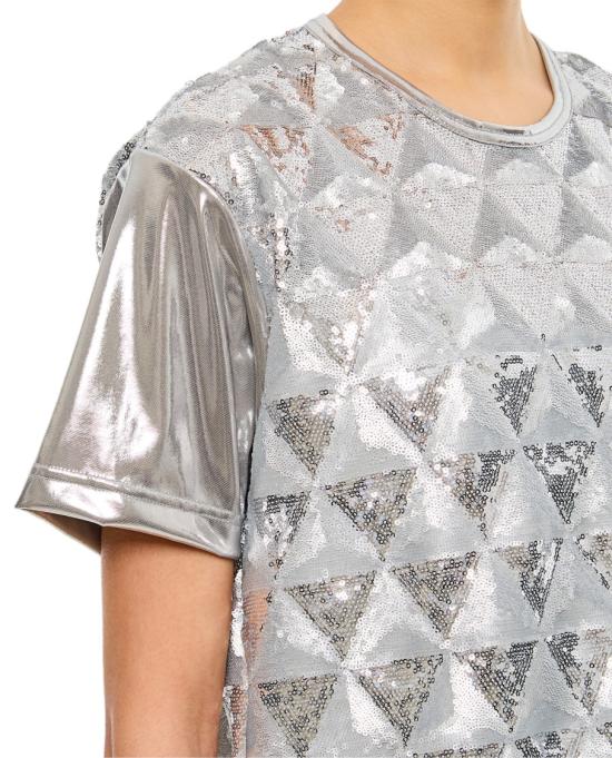  와타나베 준야 반팔 티셔츠 JOT0070511 Silver - JUNYA WATANABE