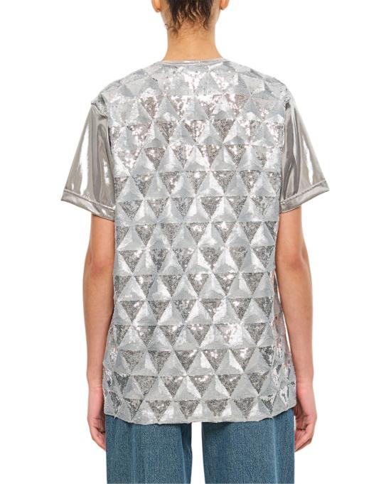  와타나베 준야 반팔 티셔츠 JOT0070511 Silver - JUNYA WATANABE