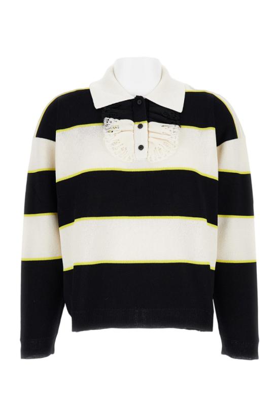 25FW 알렉산더 맥퀸 폴로 티셔츠 839848Q1BEQ1378 Black