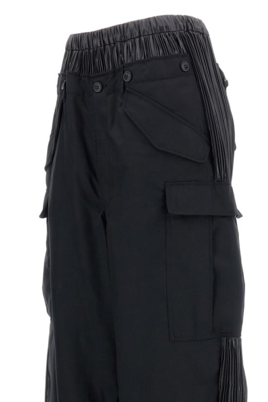 25FW 와타나베 준야 스트레이트 팬츠 JPP0460511 Black - JUNYA WATANABE