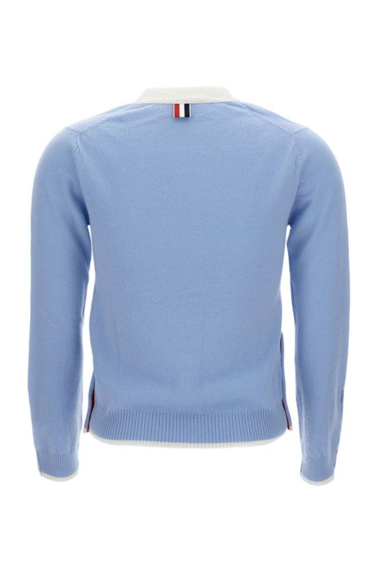 25FW 톰브라운 가디건 FKC581AY2001472 Blue - THOM BROWNE