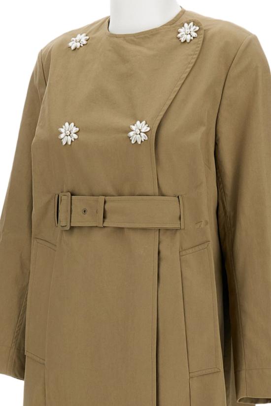 25FW 시몬로샤 트렌치 코트 2075B1267STONE Brown - SIMONE ROCHA