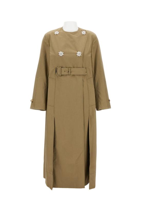 25FW 시몬로샤 트렌치 코트 2075B1267STONE Brown