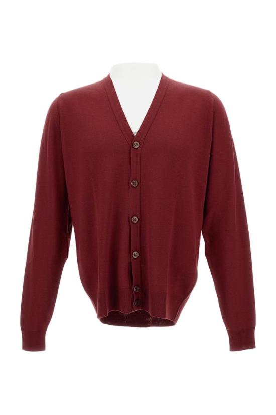 25FW 존스메들리 가디건 BURLEYWOOLFRED Burgundy