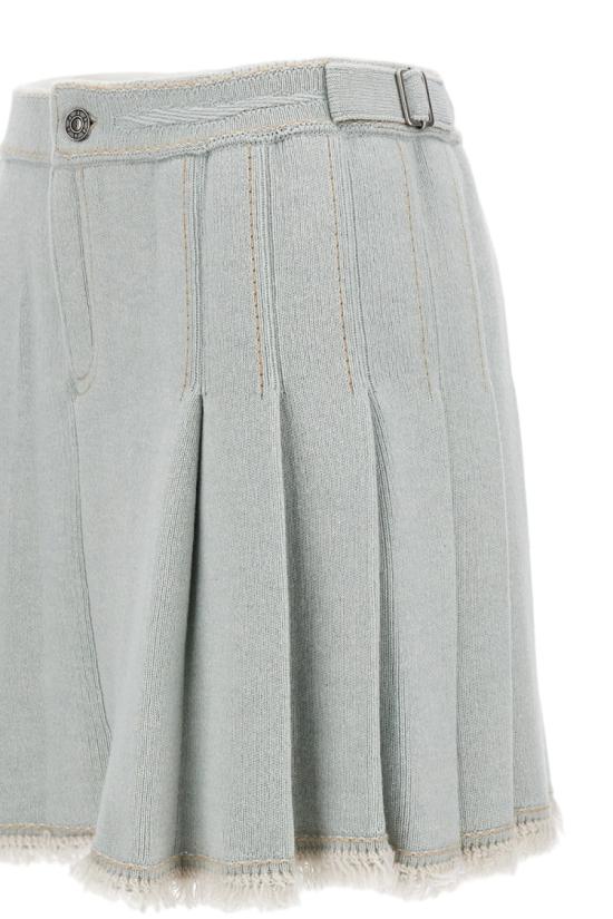 25FW 배리 미디 스커트 C301557372 Blue - BARRIE