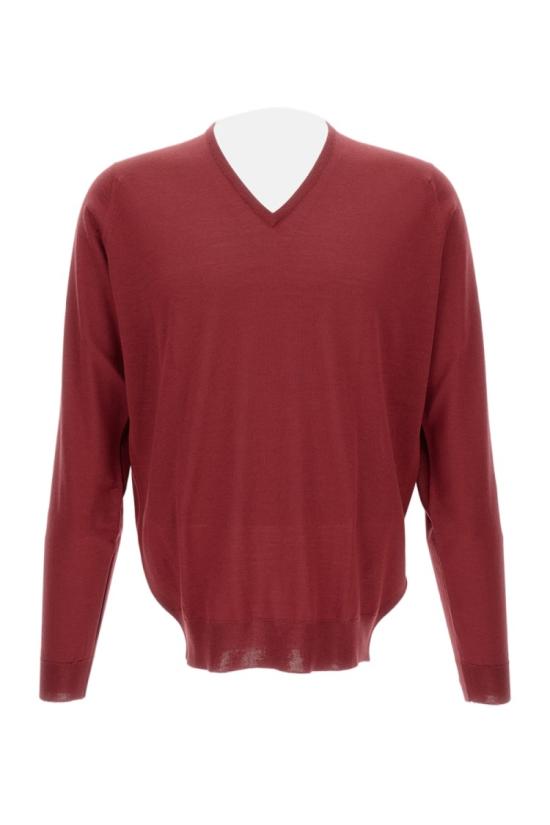 25FW 존스메들리 스웨터 BLENHEIMWOOLFRED Burgundy