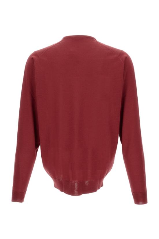 25FW 존스메들리 스웨터 BLENHEIMWOOLFRED Burgundy - JOHN SMEDLEY