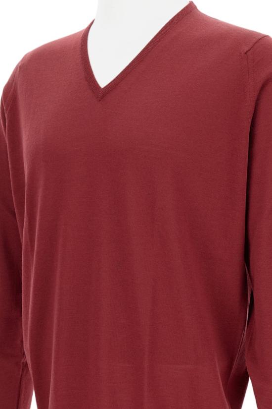 25FW 존스메들리 스웨터 BLENHEIMWOOLFRED Burgundy - JOHN SMEDLEY