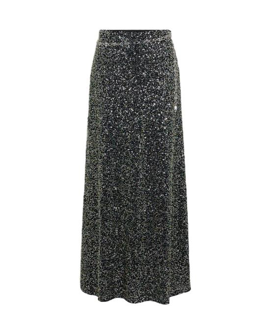 25FW 파코라반 롱 스커트 25HCJU143PO0401P001 Black