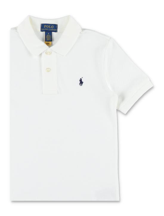 26FW [키즈] 폴로 랄프로렌 폴로 셔츠 603252 004 Bianco - POLO RALPH LAUREN