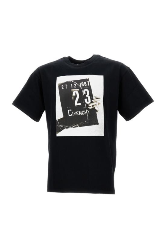 26SS 지방시 반팔 티셔츠 BM71NK3YSL001 Black - GIVENCHY