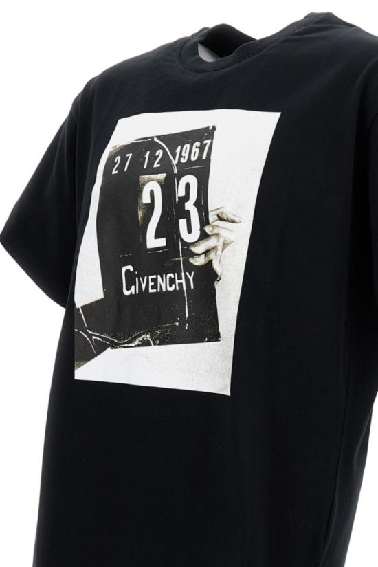 26SS 지방시 반팔 티셔츠 BM71NK3YSL001 Black - GIVENCHY