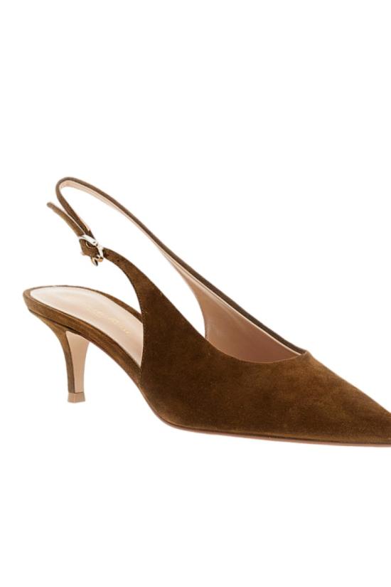 26SS 지안비토로시 힐/펌프스 G9553855RICCAMTEXA Brown - GIANVITO ROSSI