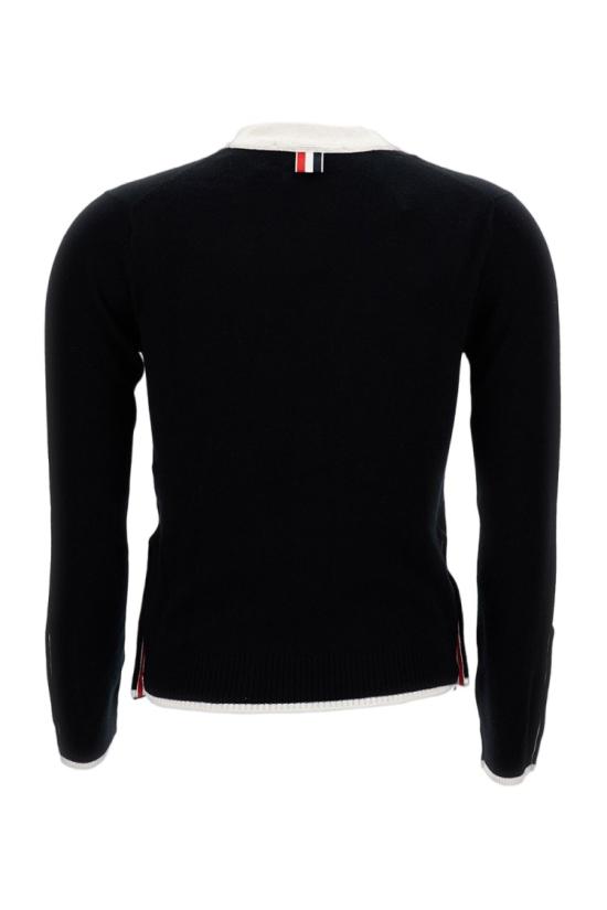25FW 톰브라운 가디건 FKC581AY2001001 Black - THOM BROWNE