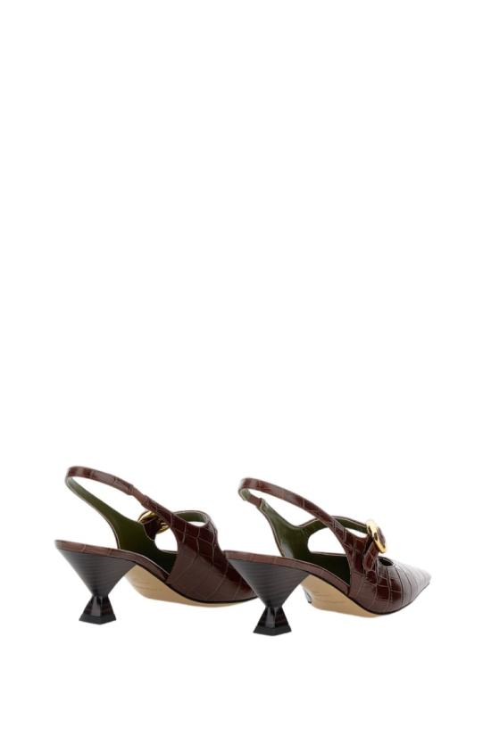 25FW 마리아 루카 힐/펌프스 DL45005A22042597 Brown - MARIA LUCA