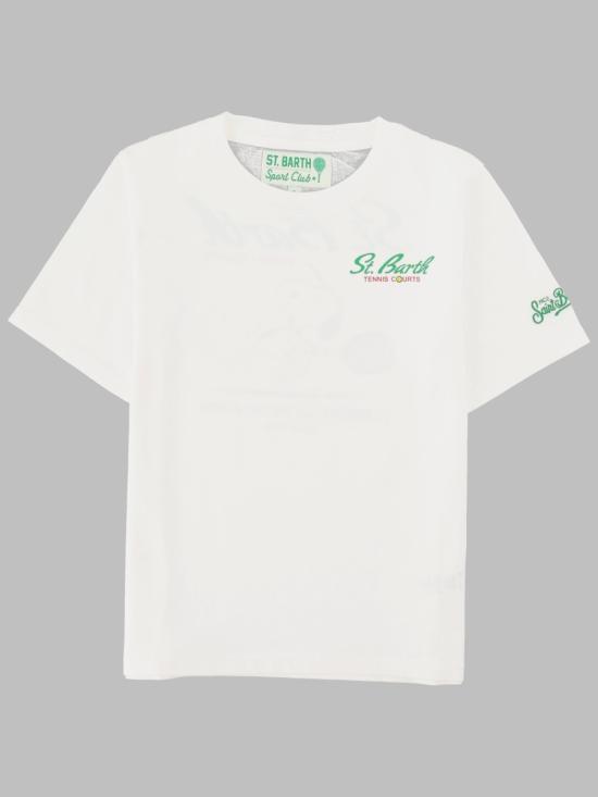 26SS [키즈] 세인트바쓰 티셔츠 PRL0001K 02653L01 WHITE