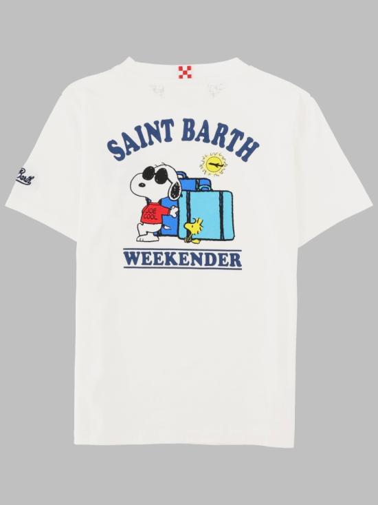 26SS [키즈] 세인트바쓰 티셔츠 PRL0001K 02644L01 WHITE - MC2 SAINT BARTH