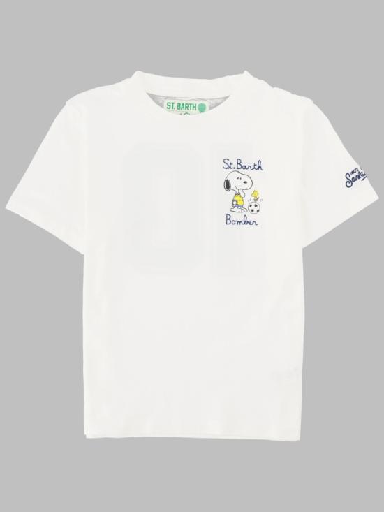 26SS [키즈] 세인트바쓰 티셔츠 PRL0001K 02650L01 WHITE