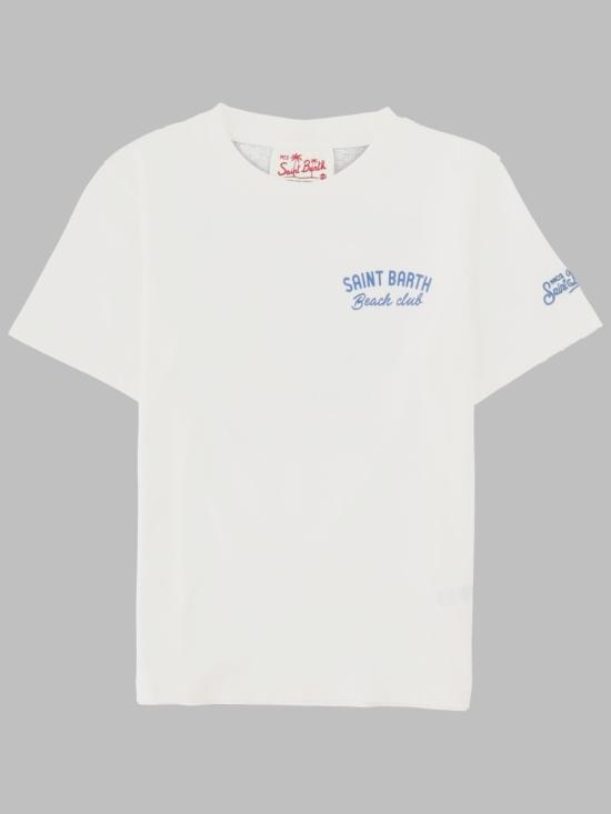26SS [키즈] 세인트바쓰 티셔츠 PRL0001K 02738L01 WHITE