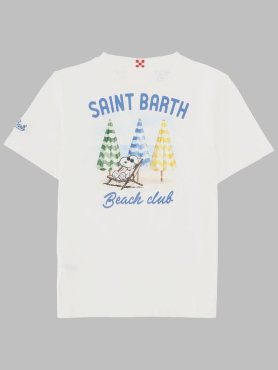 26SS [키즈] 세인트바쓰 티셔츠 PRL0001K 02738L01 WHITE - MC2 SAINT BARTH