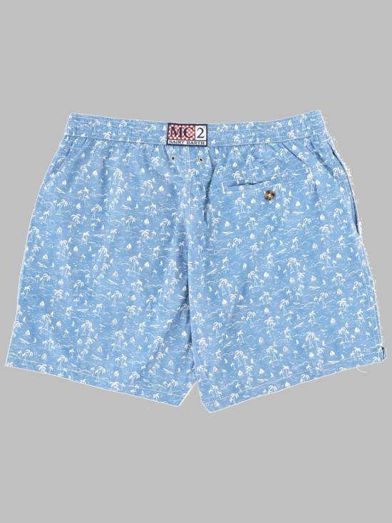 26FW 세인트바쓰 스윔팬츠 LIG0016 00987L3310 AZURE - MC2 SAINT BARTH