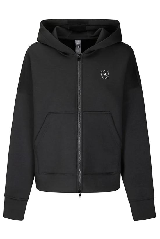 26FW 아디다스 바이 스텔라매카트니 후드 티셔츠 JV7036 BLACK
