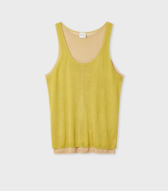 26SS 폴 스미스 민소매 티셔츠 W1R691NV11240 32 LIME GREEN