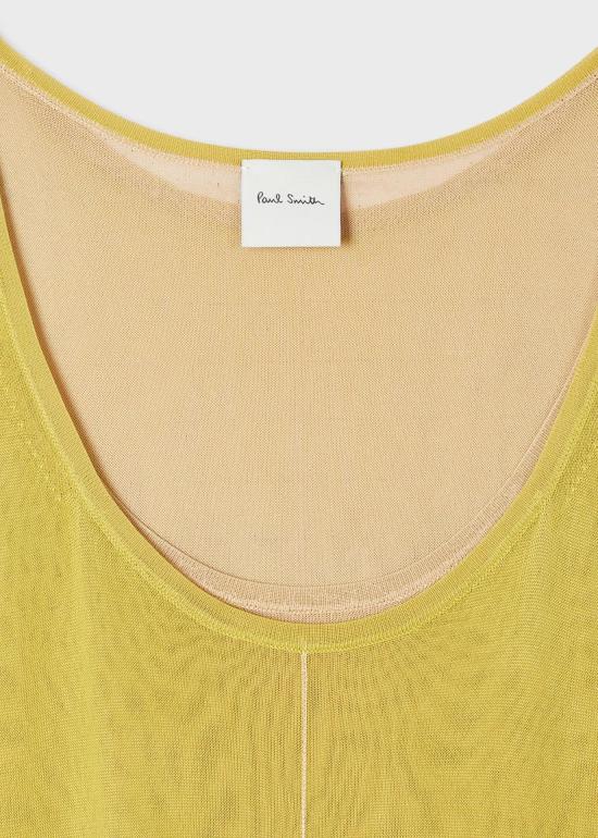 26SS 폴 스미스 민소매 티셔츠 W1R691NV11240 32 LIME GREEN - PAUL SMITH