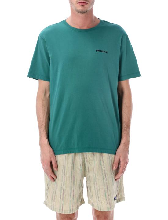 26SS 파타고니아 남성 P-6 로고 티셔츠 37882 GEMG GEM GREEN DOM