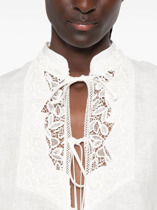 26SS 에르마노 설비노 셔츠 D484K612 GQI10602 WHITE - ERMANNO SCERVINO