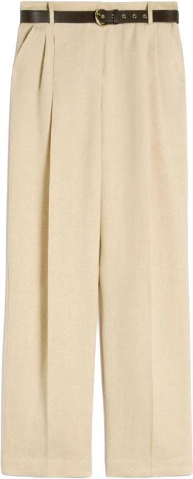 26SS 막스마라 스트레이트 팬츠 2616131032600028 BEIGE