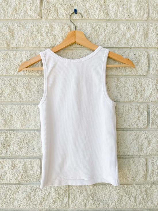  퍼펙트 화이트 티 민소매 티셔츠 퍼펙트화이트티 데비 탱크탑 화이트 - PERFECT WHITE TEE