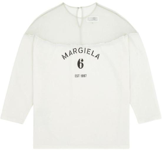 26SS 마르지엘라 긴팔 티셔츠 8056263388838 WHITE
