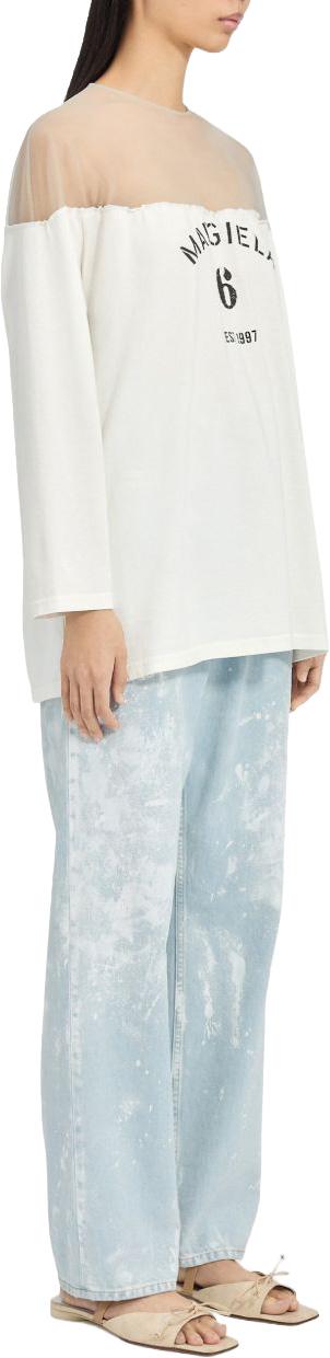 26SS 마르지엘라 긴팔 티셔츠 8056263388838 WHITE - MAISON MARGIELA