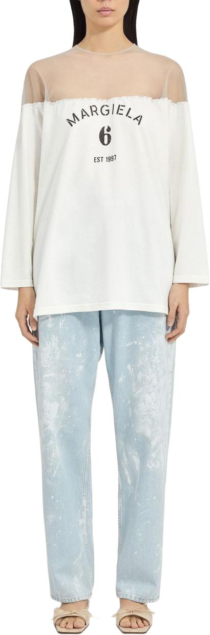 26SS 마르지엘라 긴팔 티셔츠 8056263388838 WHITE - MAISON MARGIELA