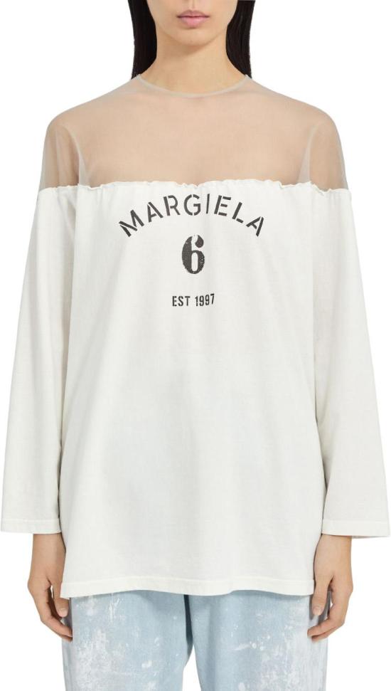 26SS 마르지엘라 긴팔 티셔츠 8056263388838 WHITE - MAISON MARGIELA