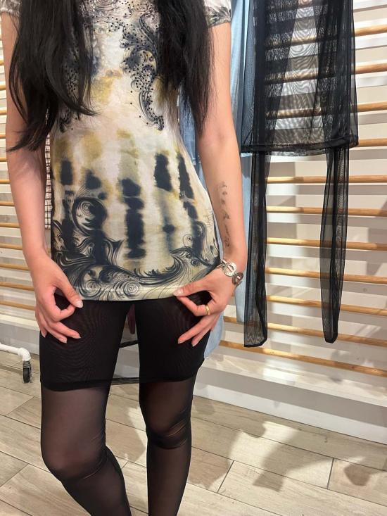  Leonie Mauchant 양말 레오니 모샹 스커트 타이츠 블랙 - OTHER BRANDS