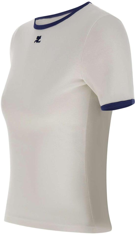 26SS 쿠레쥬 반팔 티셔츠 125JTS017JS0203B257 WHITE - COURREGES