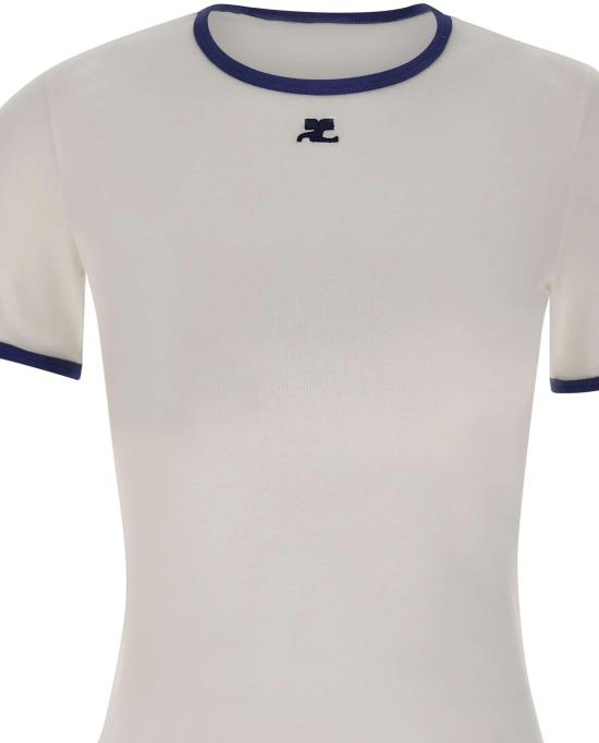 26SS 쿠레쥬 반팔 티셔츠 125JTS017JS0203B257 WHITE - COURREGES