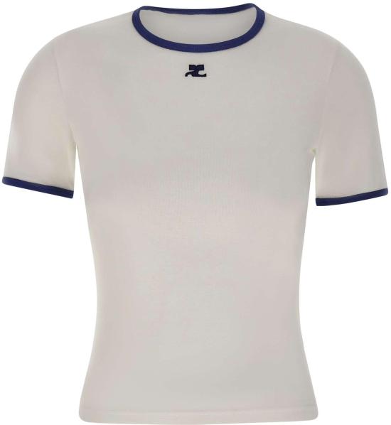 26SS 쿠레쥬 반팔 티셔츠 125JTS017JS0203B257 WHITE