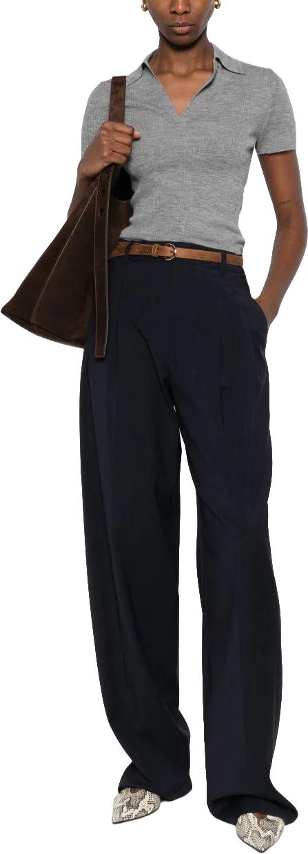 26SS 막스마라 스트레이트 팬츠 2616131081600008 NAVY - MAX MARA