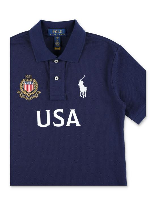 26FW [키즈] 폴로 랄프로렌 티셔츠 B23441 001 Blu - POLO RALPH LAUREN