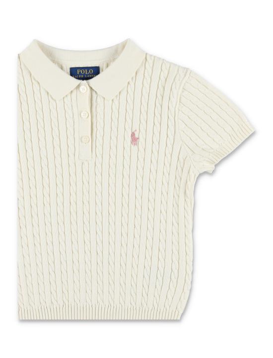 26FW [키즈] 폴로 랄프로렌 캐시미어 니트 935002 508 Bianco - POLO RALPH LAUREN