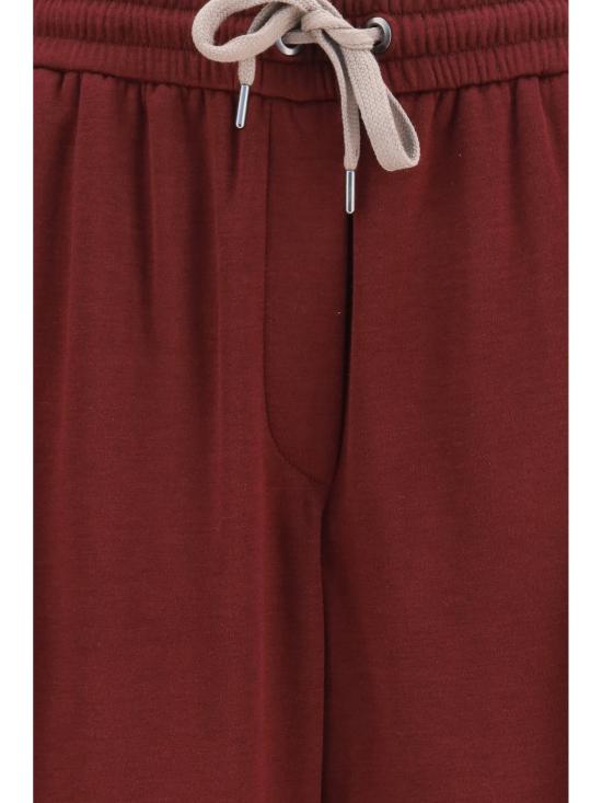 26FW 브루넬로 쿠치넬리 스트레이트 팬츠 MP828SM689 C9813 BORDEAUX - BRUNELLO CUCINELLI