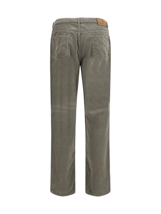 26FW 브루넬로 쿠치넬리 스트레이트 팬츠 M280NF1012 CMX48 GREEN - BRUNELLO CUCINELLI