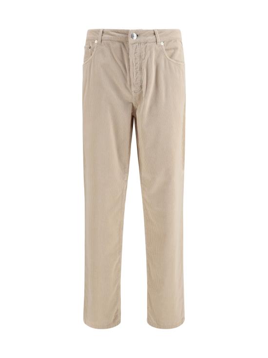 26FW 브루넬로 쿠치넬리 스트레이트 팬츠 M280NF1012 CUZ49 BEIGE