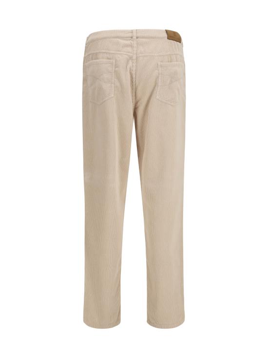 26FW 브루넬로 쿠치넬리 스트레이트 팬츠 M280NF1012 CUZ49 BEIGE - BRUNELLO CUCINELLI