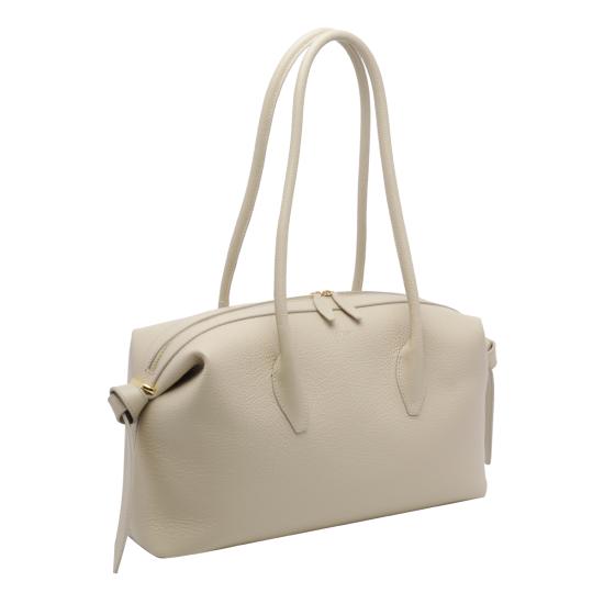 26FW 유제피 숄더백 BRIOCHE DUFFLE PEBBLE GRAIN LEATHERL066 Beige - YUZEFI