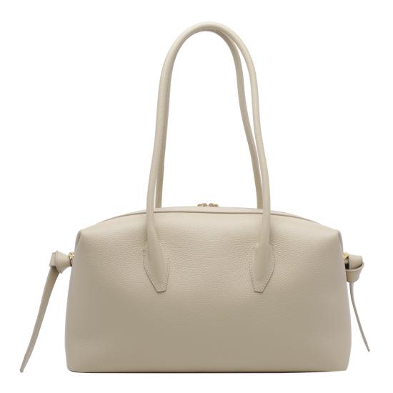 26FW 유제피 숄더백 BRIOCHE DUFFLE PEBBLE GRAIN LEATHERL066 Beige - YUZEFI
